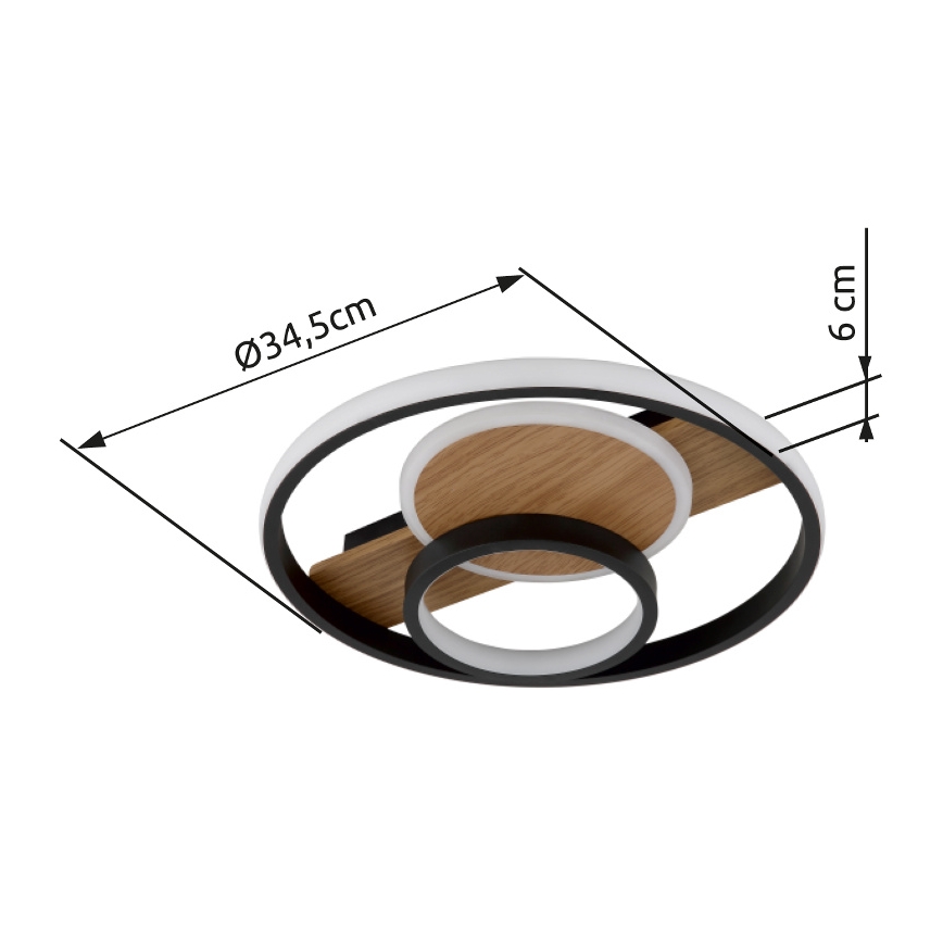 Globo - LED Stropna svetilka LED/24W/230V