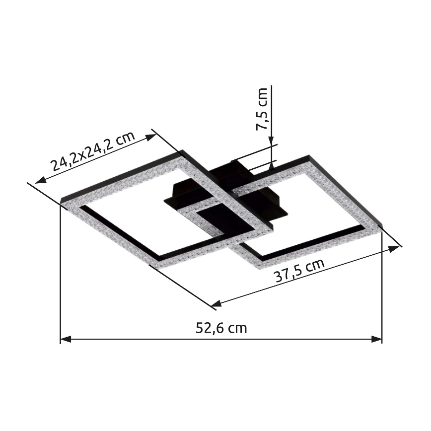 Globo - LED Stropna svetilka LED/20W/230V