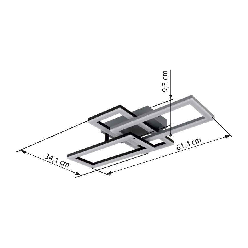 Globo - LED Stropna svetilka LED/24W/230V