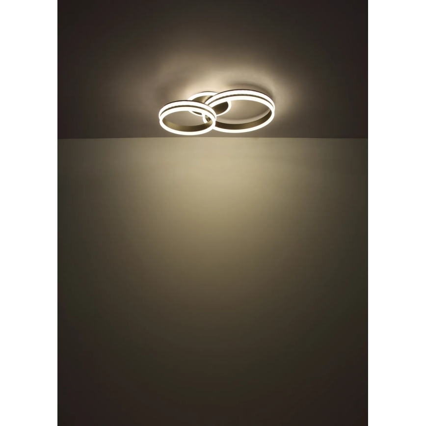 Globo - Zatemnljiva LED stropna svetilka LED/50W/230V 2700-6000K 50x75 cm + daljinski upravljalnik