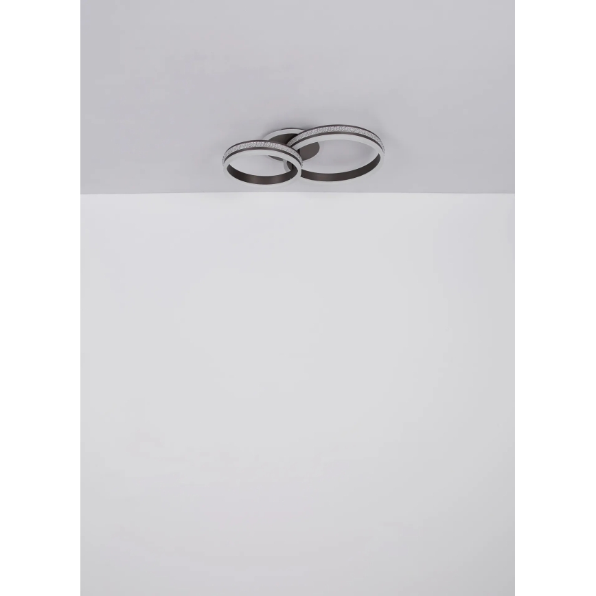 Globo - Zatemnljiva LED stropna svetilka LED/50W/230V 2700-6000K 50x75 cm + daljinski upravljalnik