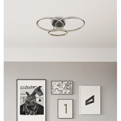 Globo - Zatemnljivo stropno LED svetilo LED/72W/230V 2700-6000K 50x75 cm + z daljinskim upravljalnikom