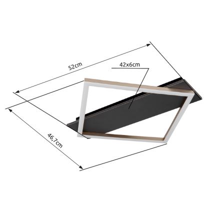 Globo - LED Stropna svetilka LED/18W/230V