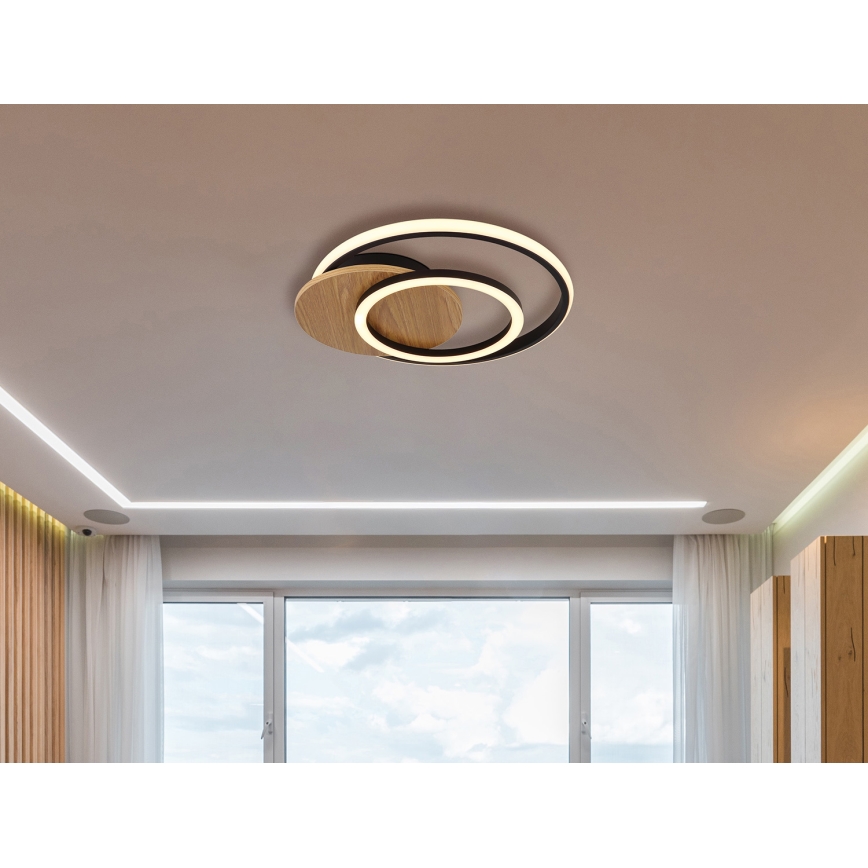 Globo - LED Stropna svetilka LED/24W/230V črna