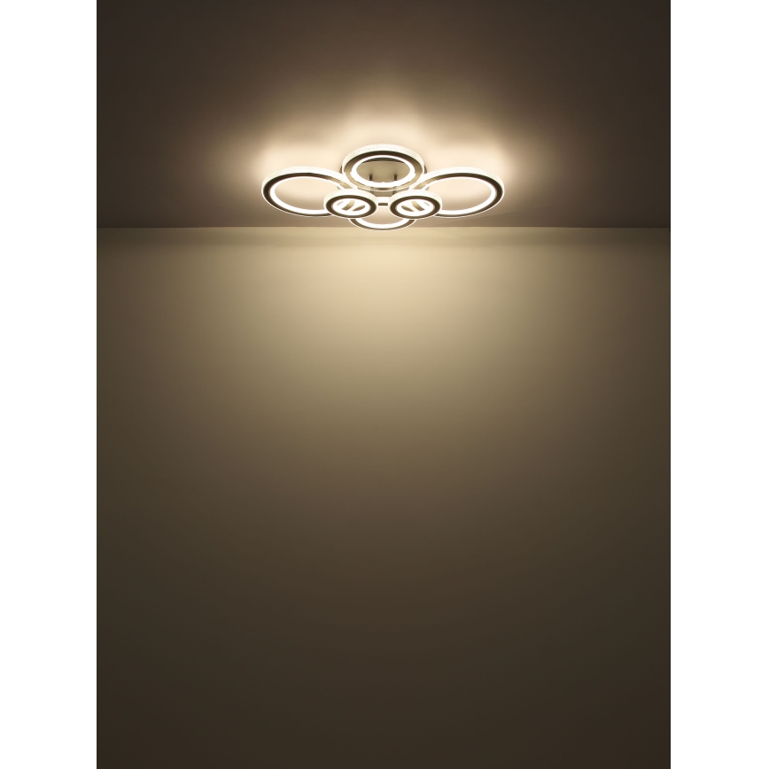 Globo - LED Zatemnitvena stropna svetilka LED/60W/230V 2700-6000K 56x78 cm antracit + Daljinski upravljalnik