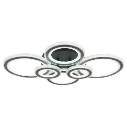 Globo - LED Zatemnitvena stropna svetilka LED/60W/230V 2700-6000K 56x78 cm antracit + Daljinski upravljalnik