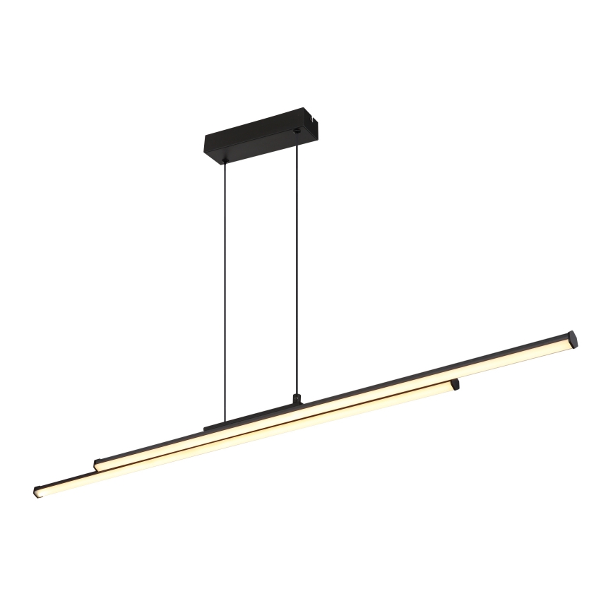 Globo - LED Lestenec na vrvici LED/24W/230V 3000K črna
