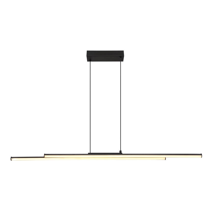 Globo - LED Lestenec na vrvici LED/24W/230V 3000K črna