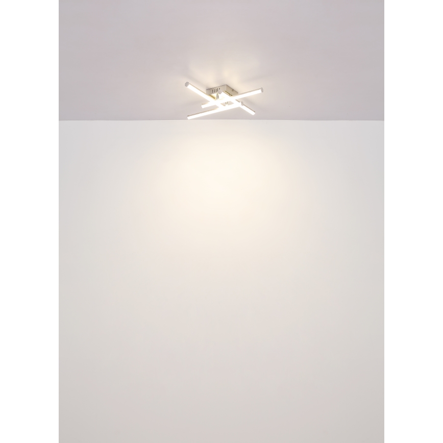 Globo - LED Stropna svetilka LED/24W/230V 4000K mat krom