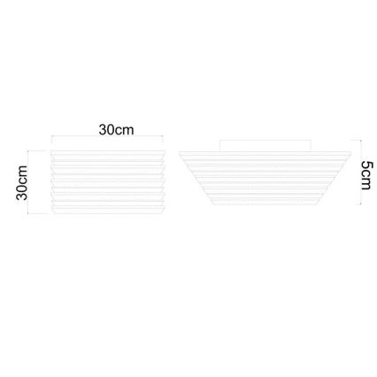 Globo - LED stropna svetilka LED/15W/230V 3000K 30x30 cm