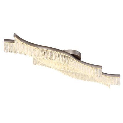 Globo - LED Stropna svetilka LED/35W/230V 3200K 18x108 cm mat krom