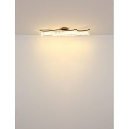 Globo - LED Stropna svetilka LED/35W/230V 3200K 18x108 cm mat krom