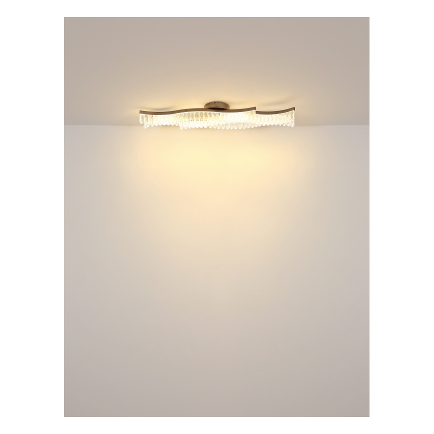 Globo - LED Stropna svetilka LED/35W/230V 3200K 18x108 cm mat krom