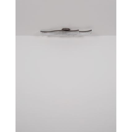 Globo - LED Stropna svetilka LED/35W/230V 3200K 18x108 cm mat krom