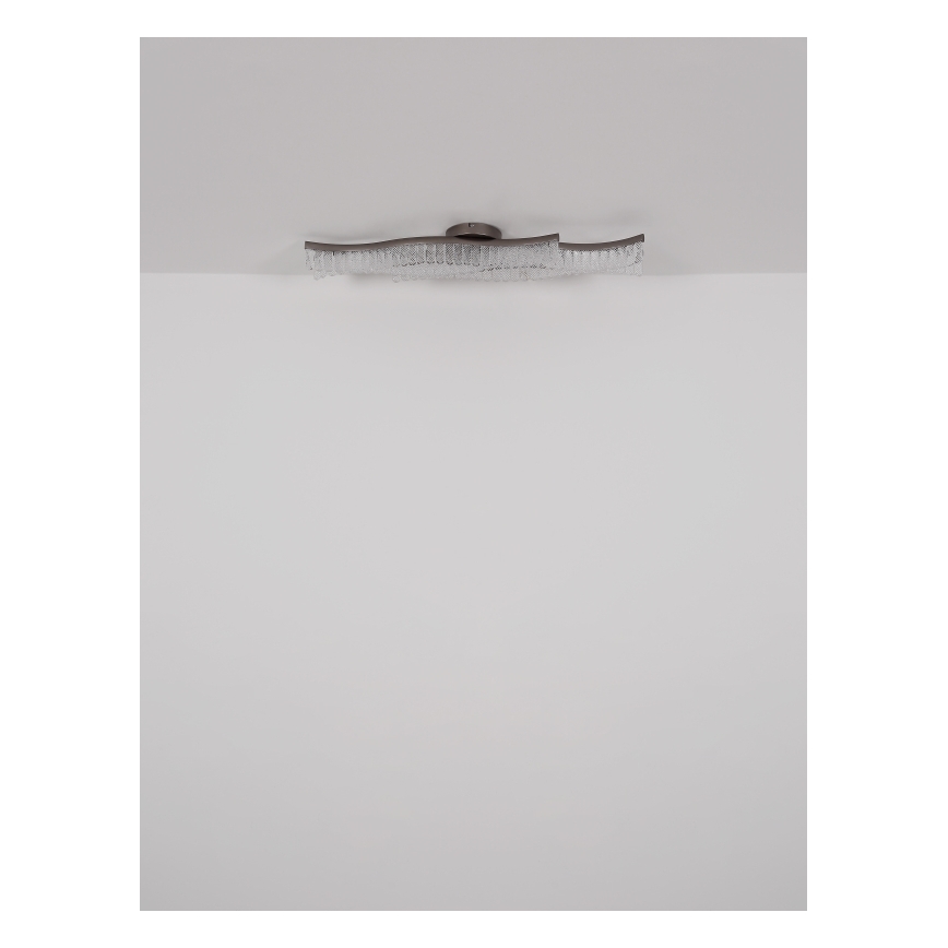 Globo - LED Stropna svetilka LED/35W/230V 3200K 18x108 cm mat krom