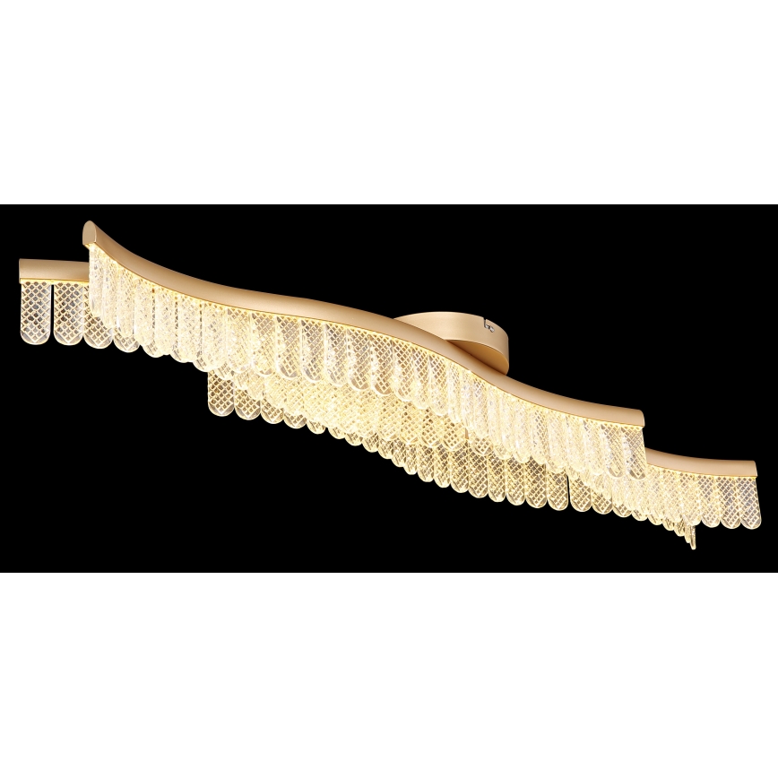 Globo - LED Stropna svetilka LED/35W/230V 3200K 18x108 cm zlata