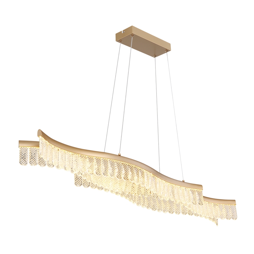 Globo - LED Lestenec na vrvici LED/35W/230V 3200K zlata