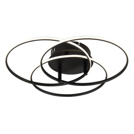 Globo - LED Stropna svetilka LED/40W/230V 4000K pr. 45,6 cm črna