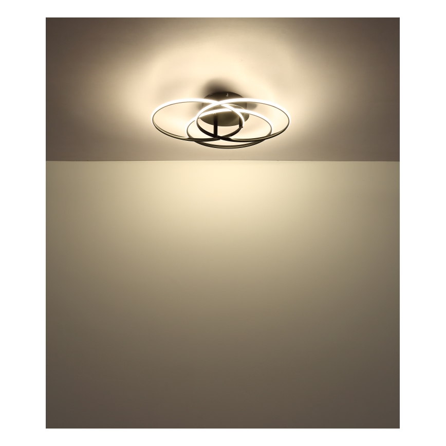 Globo - LED Stropna svetilka LED/40W/230V 4000K pr. 45,6 cm črna