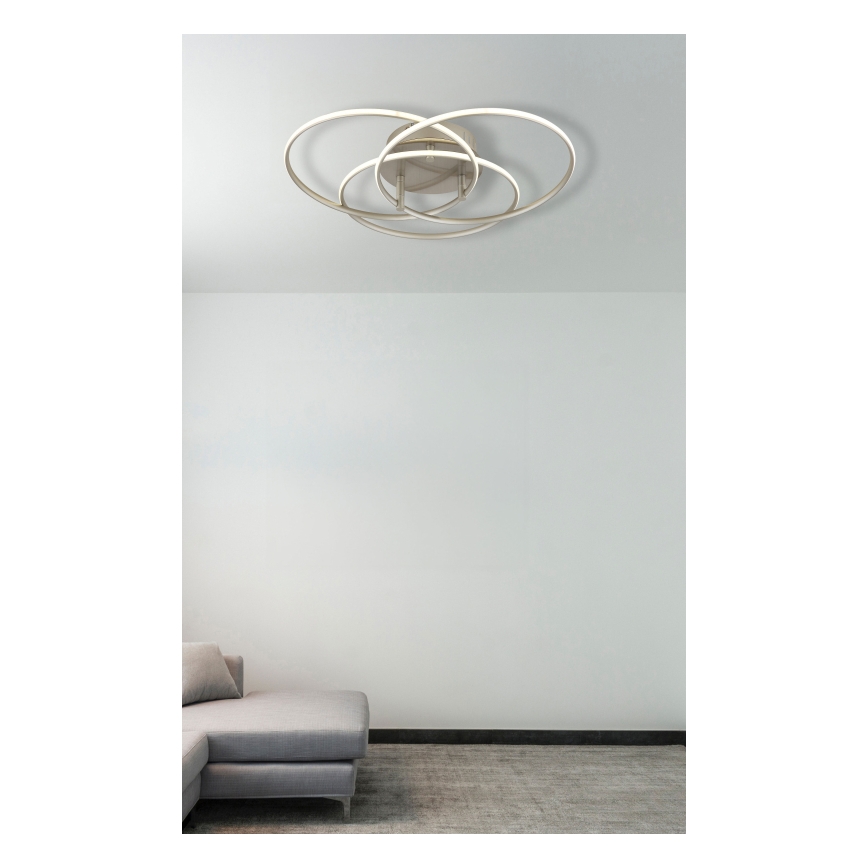 Globo - LED Stropna svetilka LED/40W/230V 4000K pr. 45,6 cm mat krom