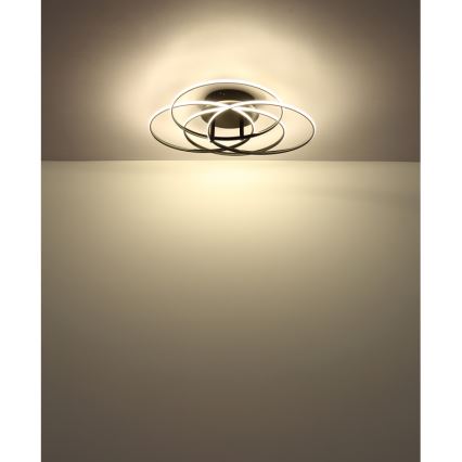 Globo - LED Stropna svetilka LED/55W/230V 4000K pr. 51,5 cm črna