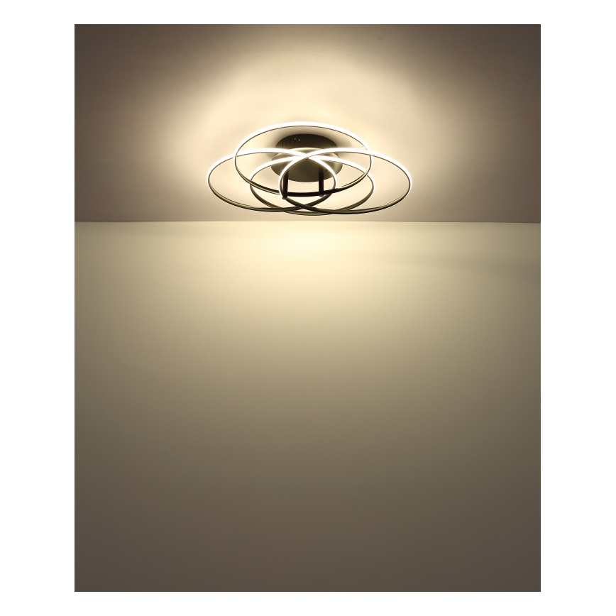 Globo - LED Stropna svetilka LED/55W/230V 4000K pr. 51,5 cm črna