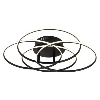 Globo - LED Stropna svetilka LED/55W/230V 4000K pr. 51,5 cm črna