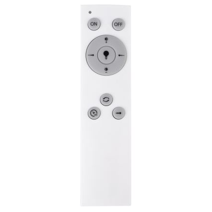 Globo - LED zatemnljivo stropno svetilo LED/40W/230V 2700-6500K 32,5x87,5 cm rjava/črna + daljinski upravljalnik