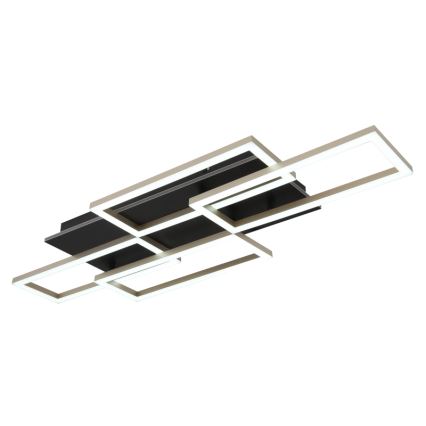 Globo - LED zatemnljivo stropno svetilo LED/40W/230V 2700-6500K 32,5x87,5 cm črna + daljinski upravljalnik