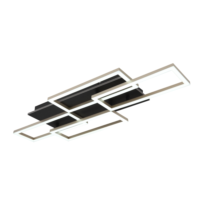 Globo - LED zatemnljivo stropno svetilo LED/40W/230V 2700-6500K 32,5x87,5 cm črna + daljinski upravljalnik