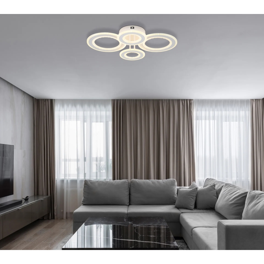 Globo - LED stropna svetilka LED/54W/230V 3000/4200/6500K 59x42 cm