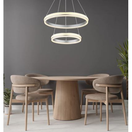 Globo - LED zatemnljiv viseči lestenec na kablu LED/60W/230V 2700-6000K + daljinski upravljalnik