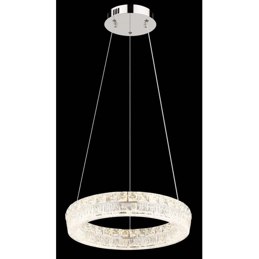 Globo - LED zatemljiv lestenec na kablu LED/24W/230V 2700-6000K prozoren + daljinski upravljalnik