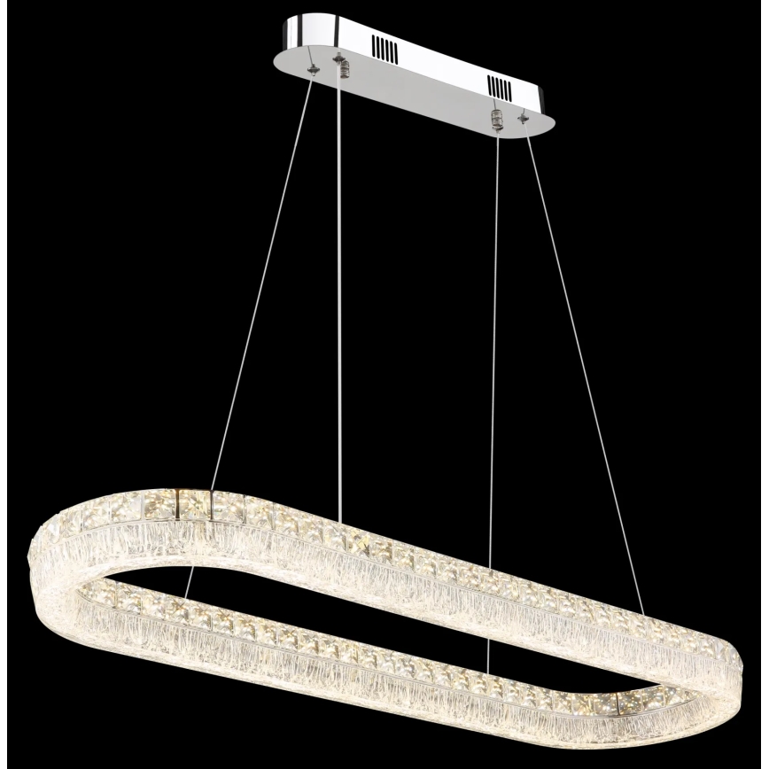 Globo - LED zatemnjevalni lestenec na kablu LED/40W/230V 2700-6000K prozoren + daljinski upravljalnik