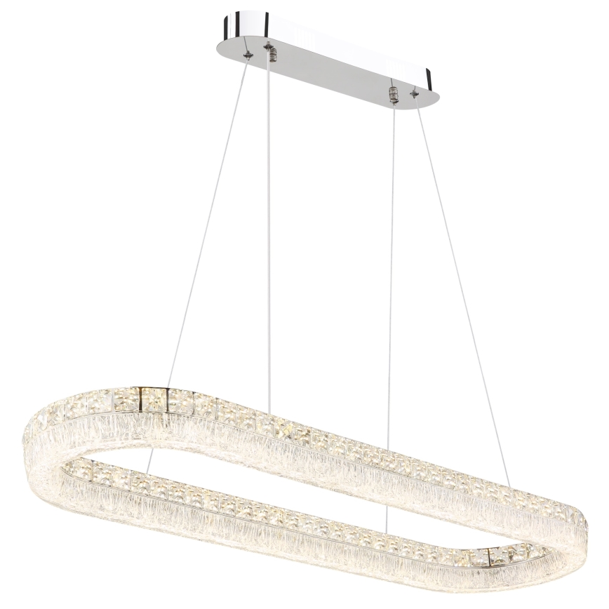 Globo - LED zatemnjevalni lestenec na kablu LED/40W/230V 2700-6000K prozoren + daljinski upravljalnik