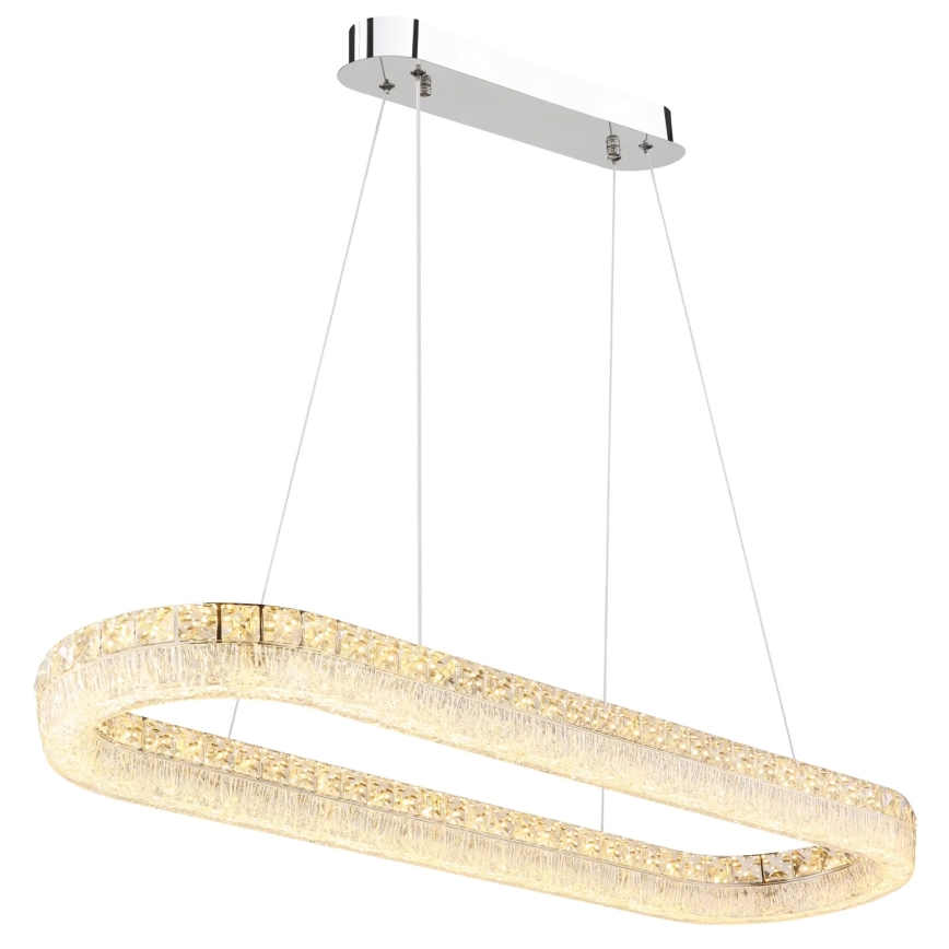 Globo - LED zatemnjevalni lestenec na kablu LED/40W/230V 2700-6000K prozoren + daljinski upravljalnik