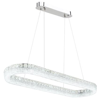 Globo - LED zatemnjevalni lestenec na kablu LED/40W/230V 2700-6000K prozoren + daljinski upravljalnik