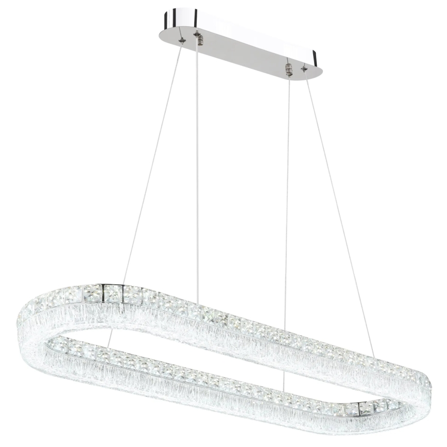 Globo - LED zatemnjevalni lestenec na kablu LED/40W/230V 2700-6000K prozoren + daljinski upravljalnik
