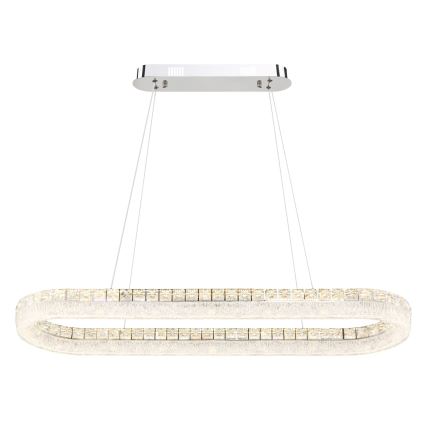 Globo - LED zatemnjevalni lestenec na kablu LED/40W/230V 2700-6000K prozoren + daljinski upravljalnik