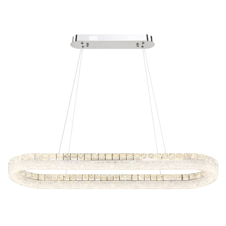 Globo - LED zatemnjevalni lestenec na kablu LED/40W/230V 2700-6000K prozoren + daljinski upravljalnik