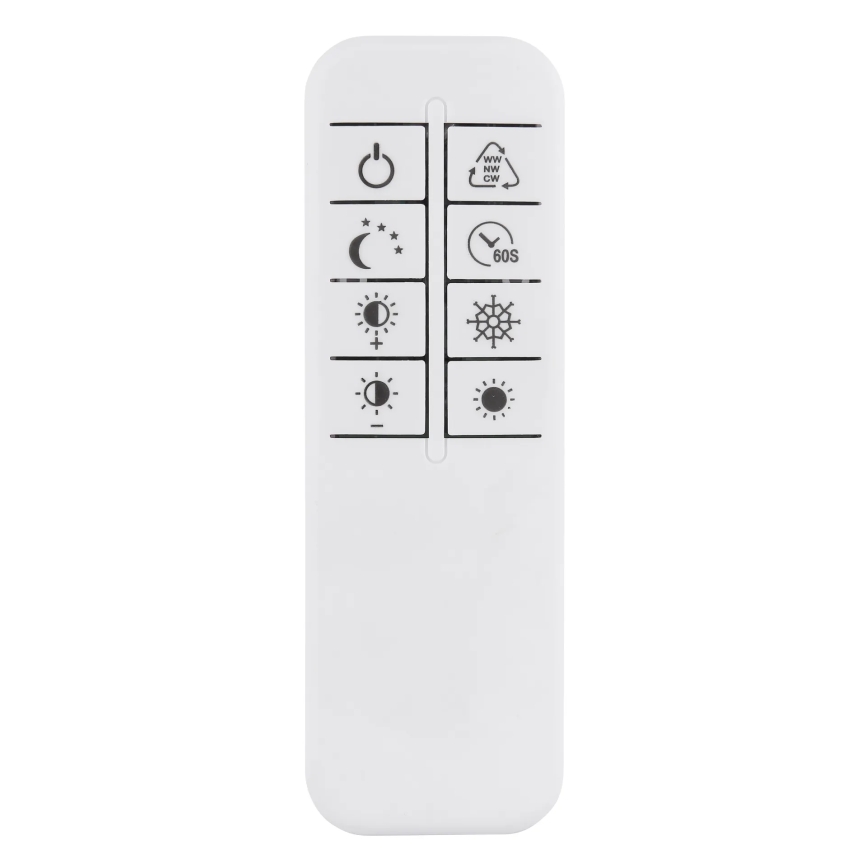 Globo - LED zatemnjivo stropno svetilo LED/60W/230V 2700-6500K 80,8x99,2 cm srebrno + daljinski upravljalnik