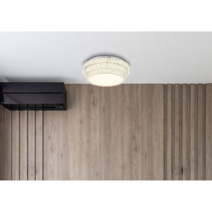 Globo - LED Zatemnitvena stropna svetilka LED/48W/230V 2700-6000K pr. 50 cm bela + Daljinski upravljalnik