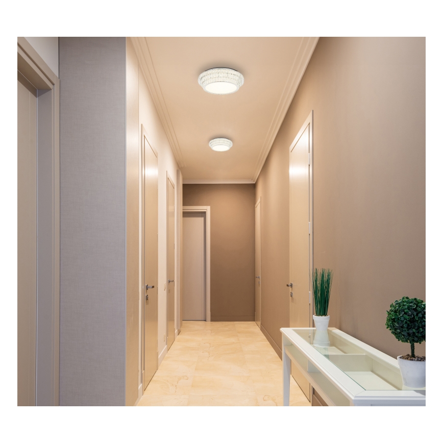Globo - Zatemnjiva LED stropna svetilka LED/58W/230V 2700-6000K premer 60 cm bela + z daljinskim upravljalnikom