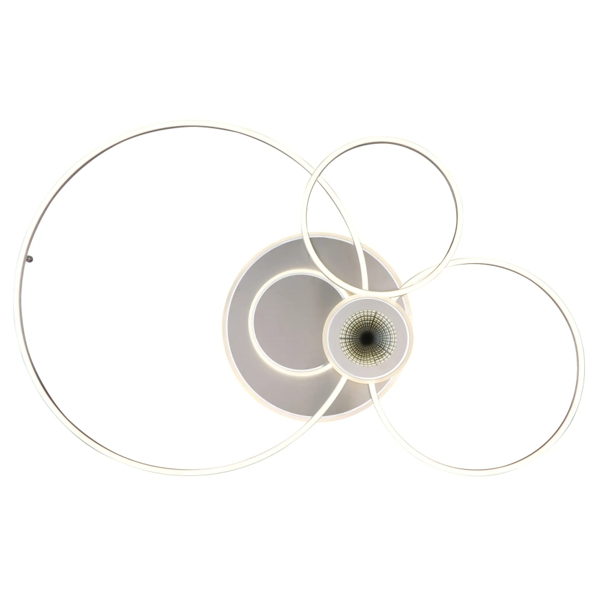 Globo - LED stropna svetilka z zatemnjevanjem LED/36W/230V 2700-6500K srebrna + daljinski upravljalnik