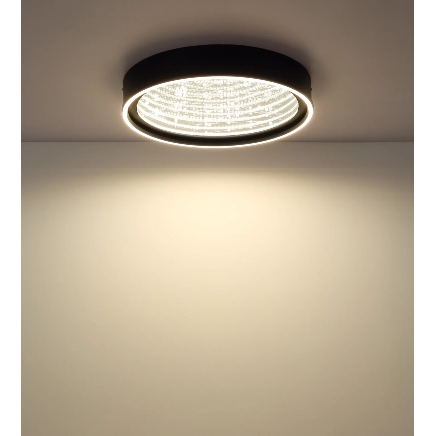 Globo - Zatemnljivo LED stropno svetilo LED/40W/230V 2700-6500K premer 51,5 cm črno + daljinski upravljalnik