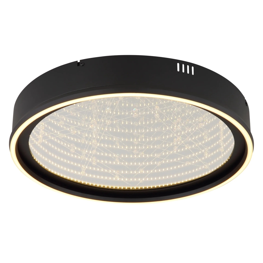 Globo - Zatemnljivo LED stropno svetilo LED/40W/230V 2700-6500K premer 51,5 cm črno + daljinski upravljalnik