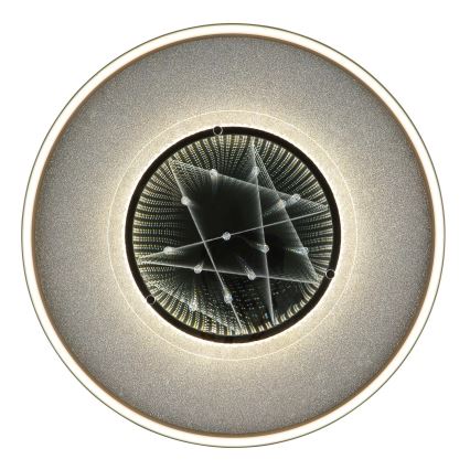Globo - LED stropna svetilka LED/40W/230V, 3000/4000/6000K, premer 51,5 cm, črna