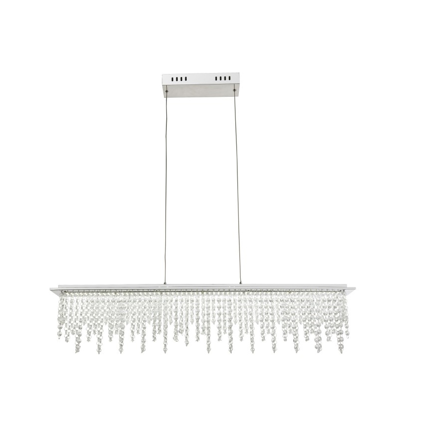 Globo 68405-24H - LED Zatemnitveni kristalni lestenec na vrvici LED/24W/230V + Daljinski upravljalnik