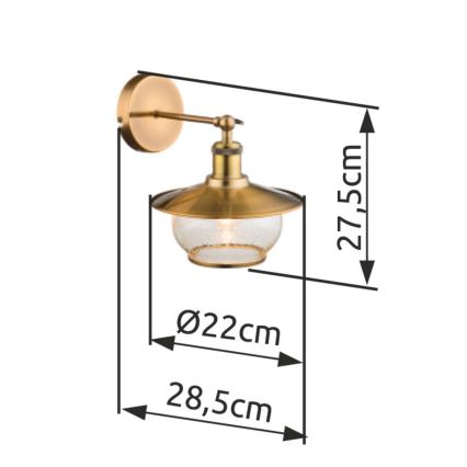 Globo 69030W - Stenska svetilka 1xE27/60W
