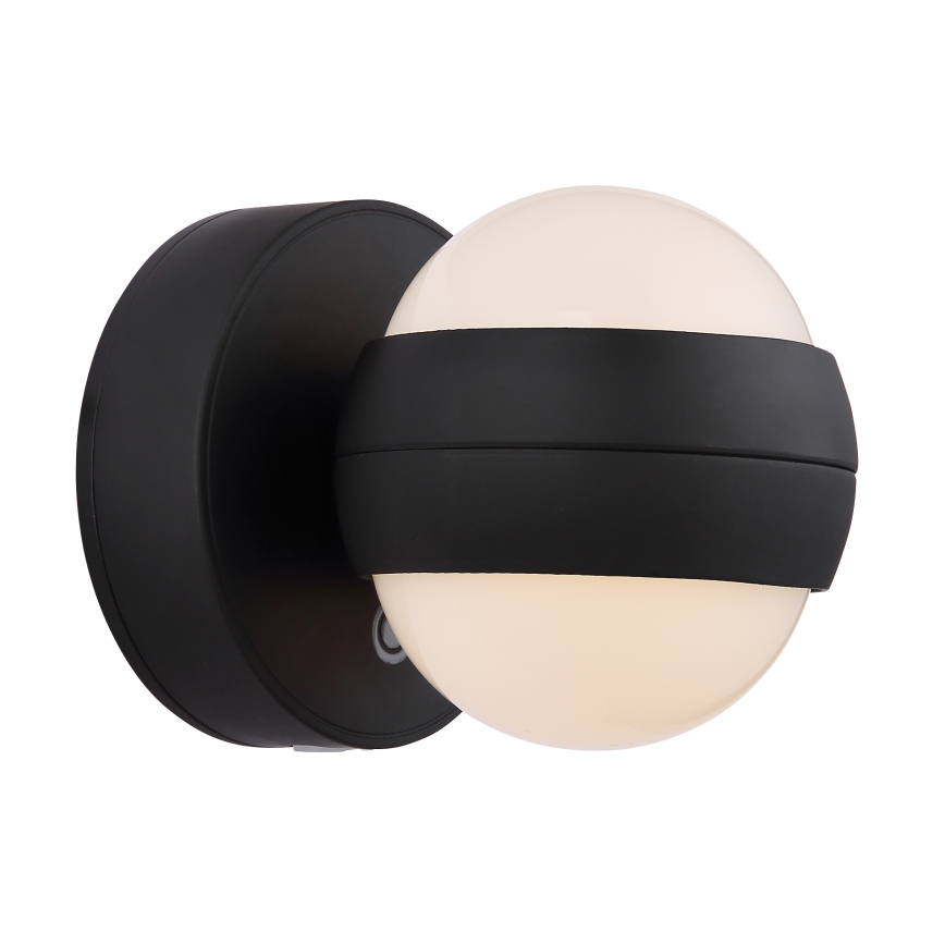 Globo - LED zatemnitvena polnilna stenska svetilka na dotik LED/1,4W/5V 1800 mAh črna